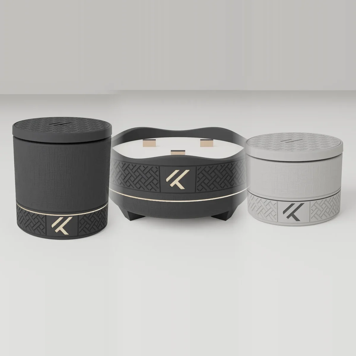 The 9oz vessel, the Kuli Bowl and the 5oz vessel